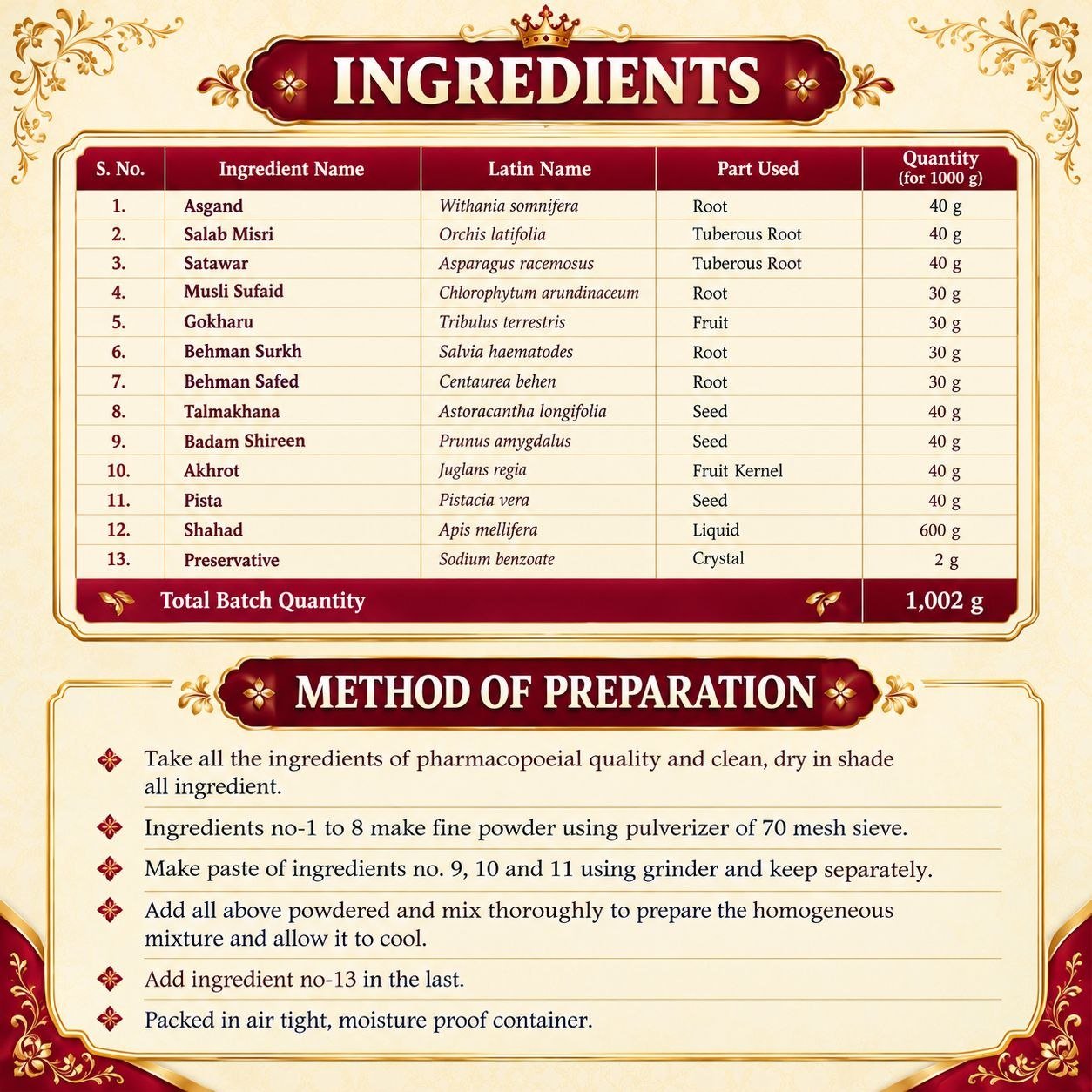 Halwa Afgani 100% Natural